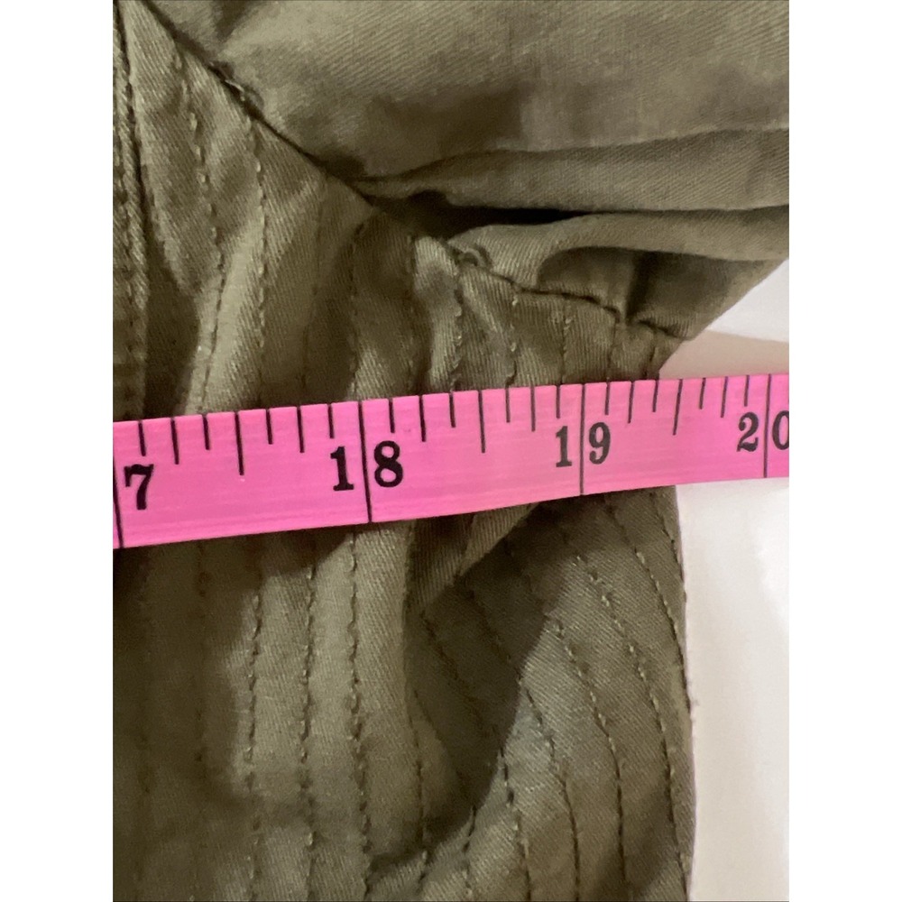 Love Tree‎ Jacket Women's Size  L Cotton Olive Green Bomber Jacket - Picture 7 of 8